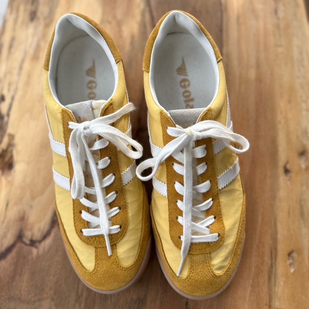 Gola Women’s Yellow and White Sneakers